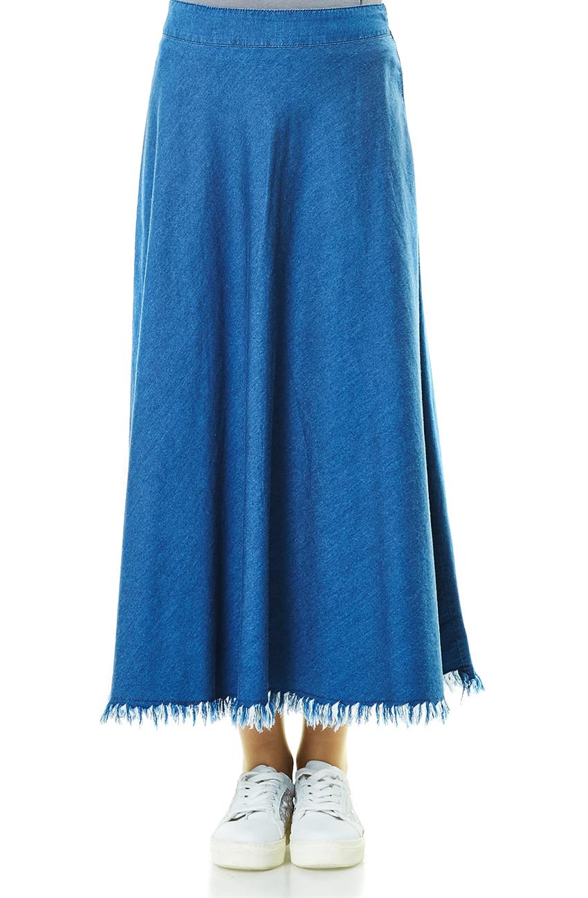 Jeans Skirt-Blue 4732-70