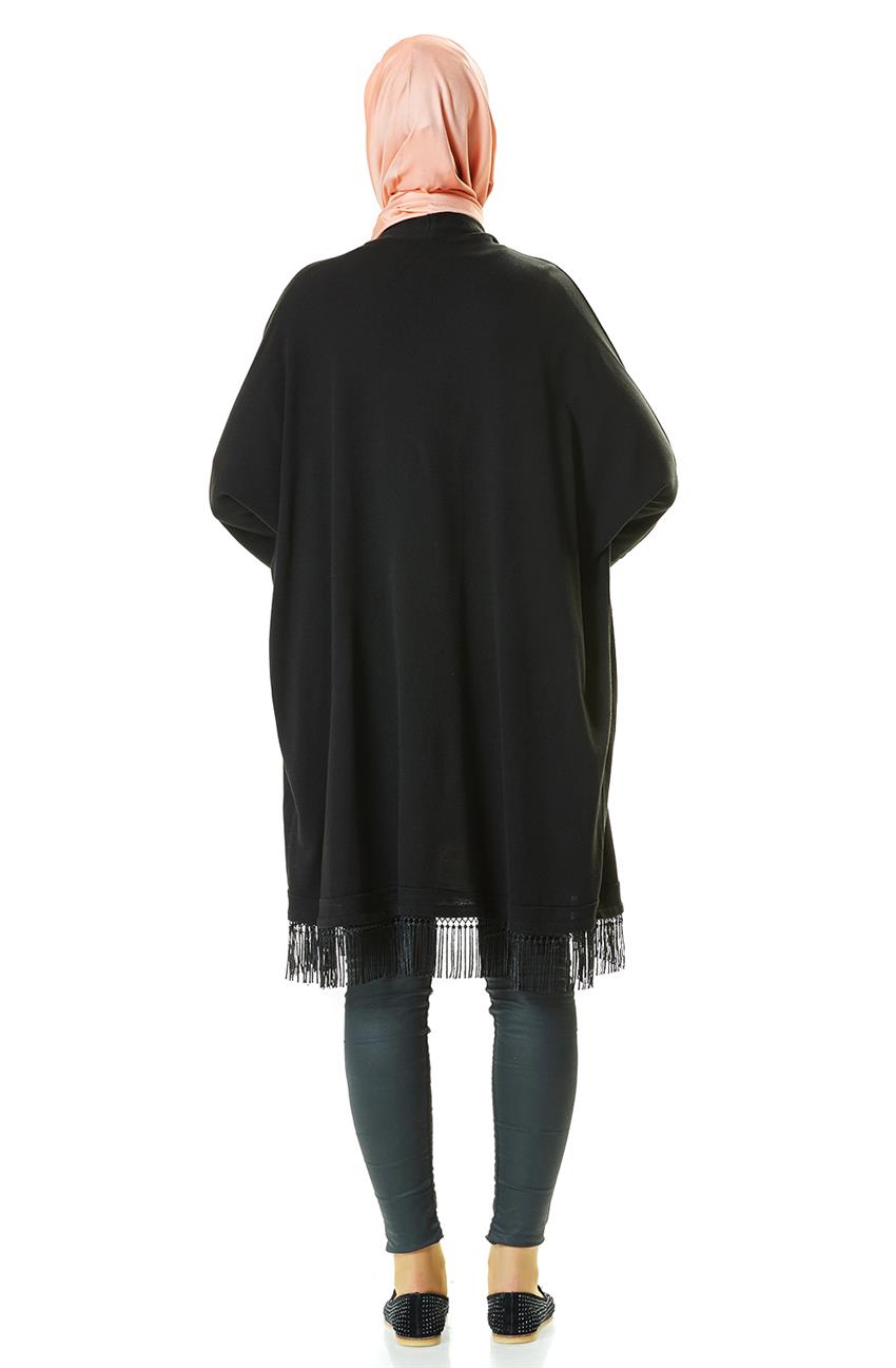 Knitwear Cardigan-Black 15114-01