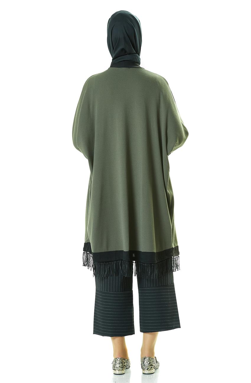 Knitwear Cardigan-Khaki 15114-27