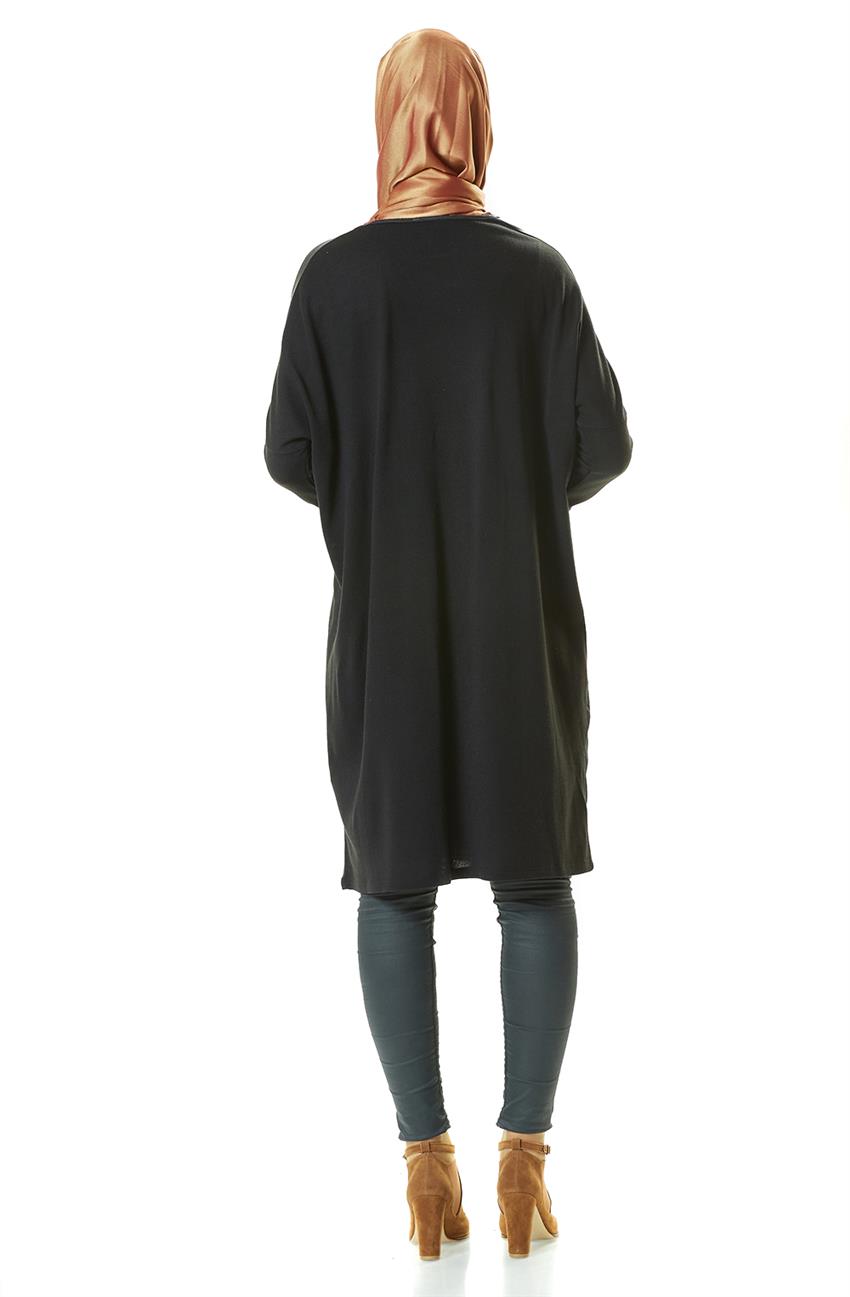 Knitwear Tunic-Black 15208-01