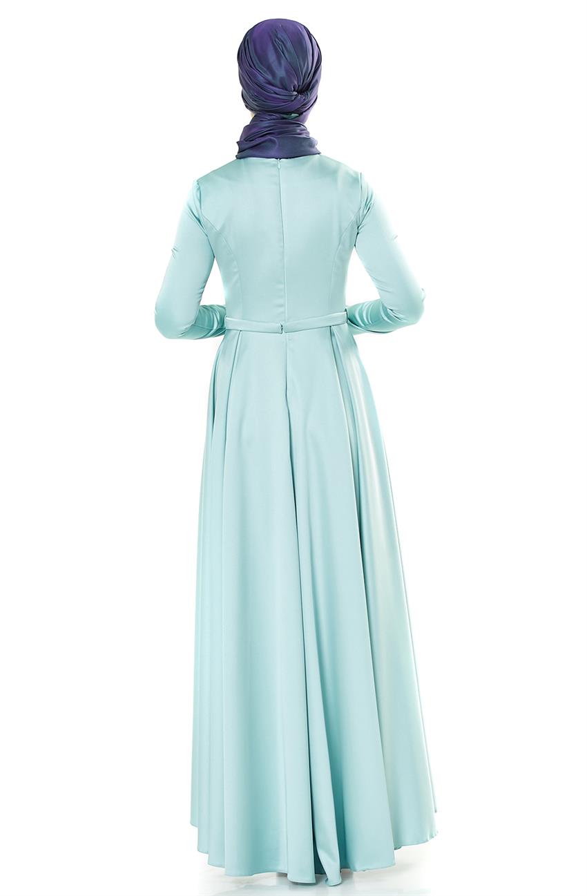 Evening Dress Dress-Aqua 2224-20
