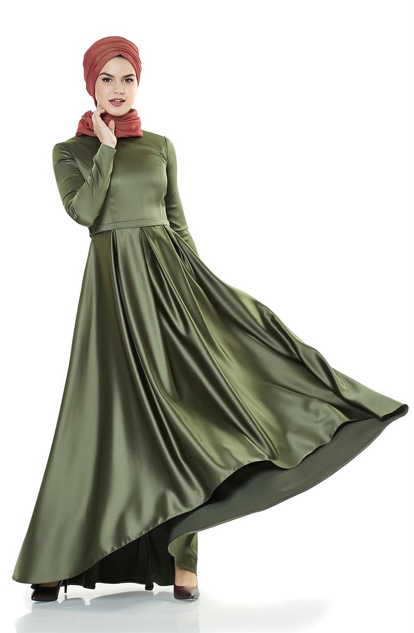 Evening Dress Dress-Khaki 2224-27