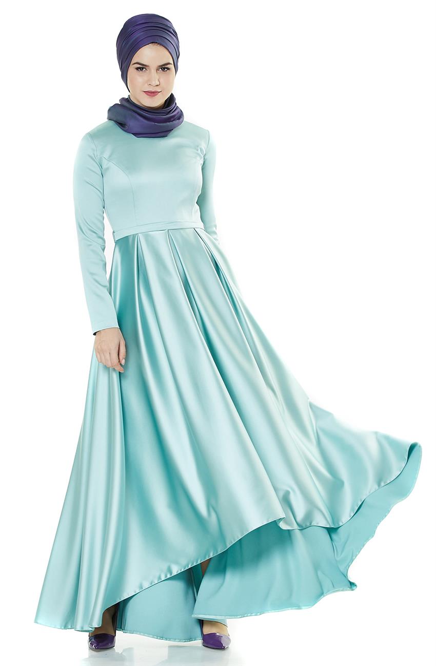 Evening Dress Dress-Aqua 2224-20