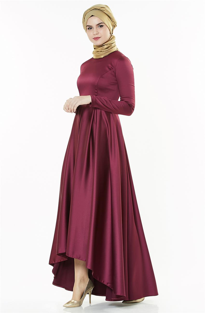 Evening Dress Dress-Plum 2224-51