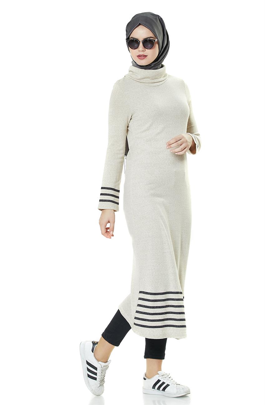 Knitwear Dress-Beige 14598-11