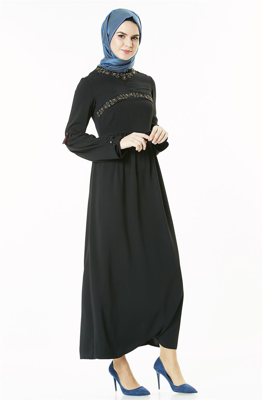 Siyah Elbise 4005-01