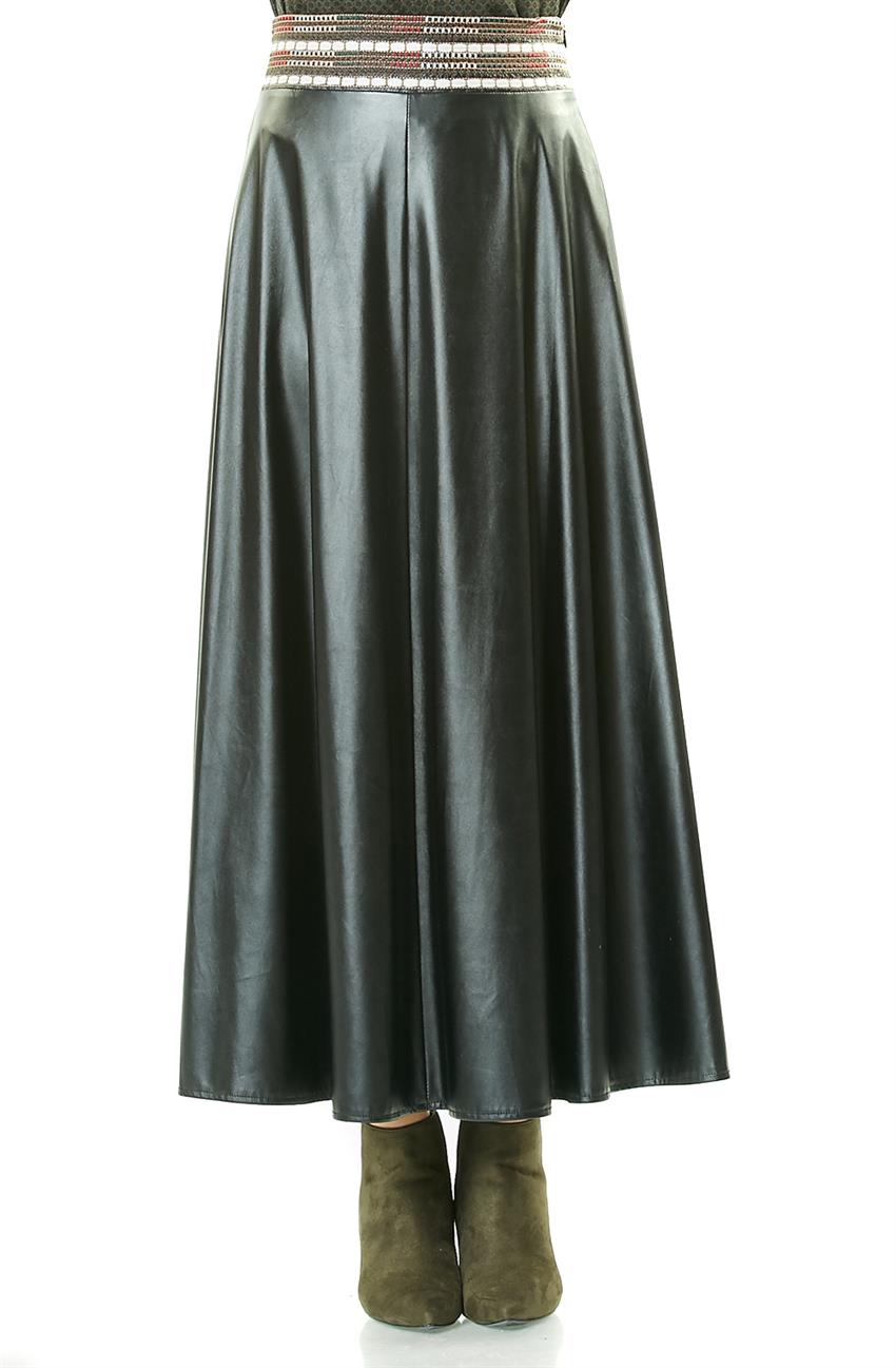 Tuğba Skirt-Black J7129-09