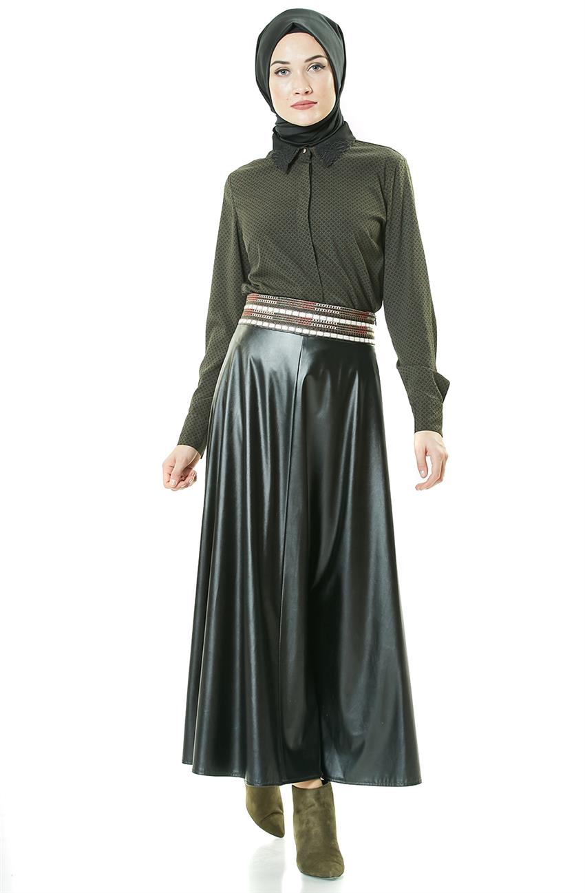 Tuğba Skirt-Black J7129-09
