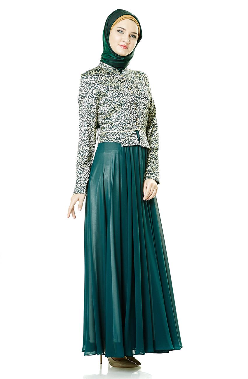 Evening Dress Dress-Emerald 6360-1-62