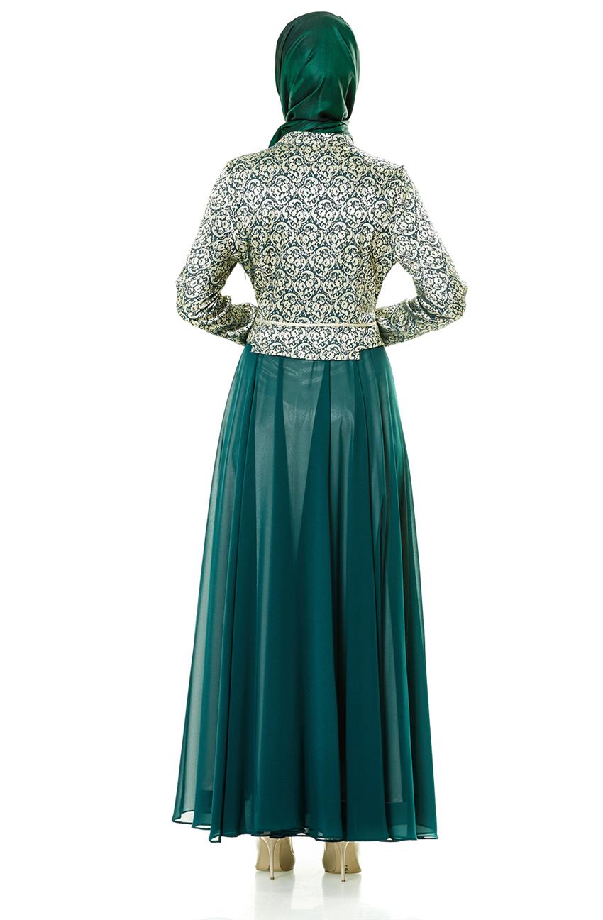 Evening Dress Dress-Emerald 6360-1-62