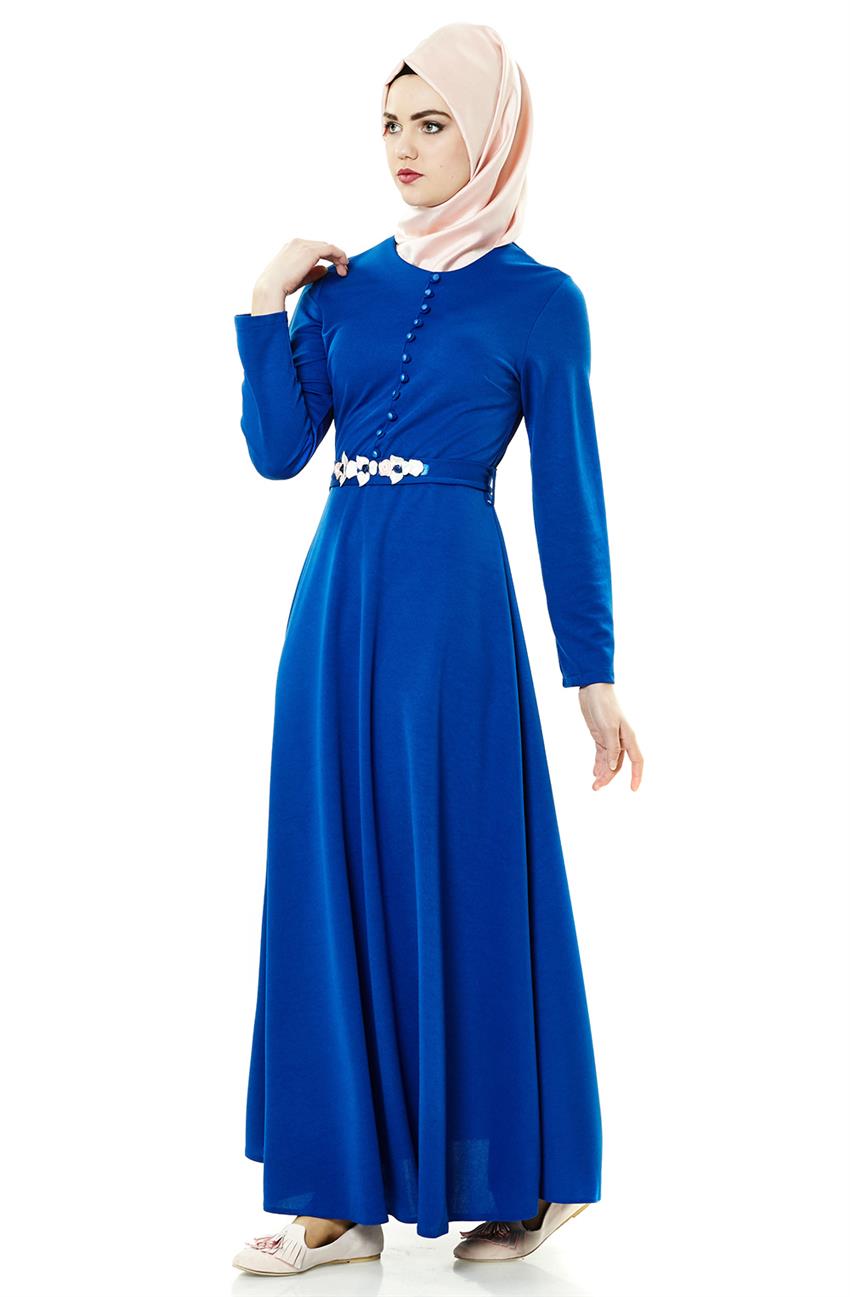 فستان-أزرق غامق H3030-74