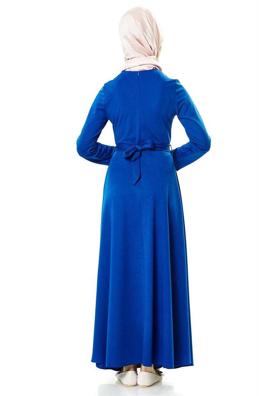 فستان-أزرق غامق H3030-74