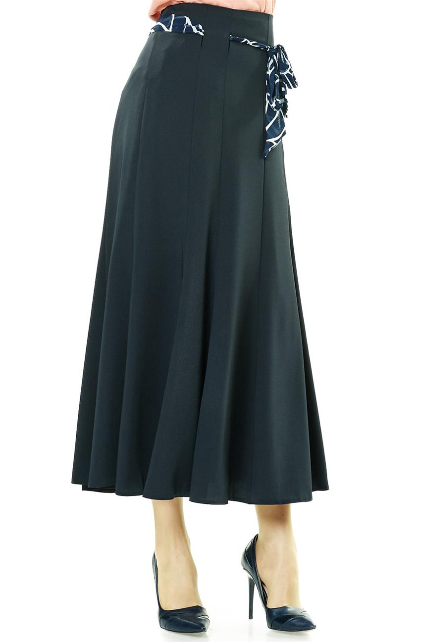 Beden Skirt-Navy Blue 1375-2-17