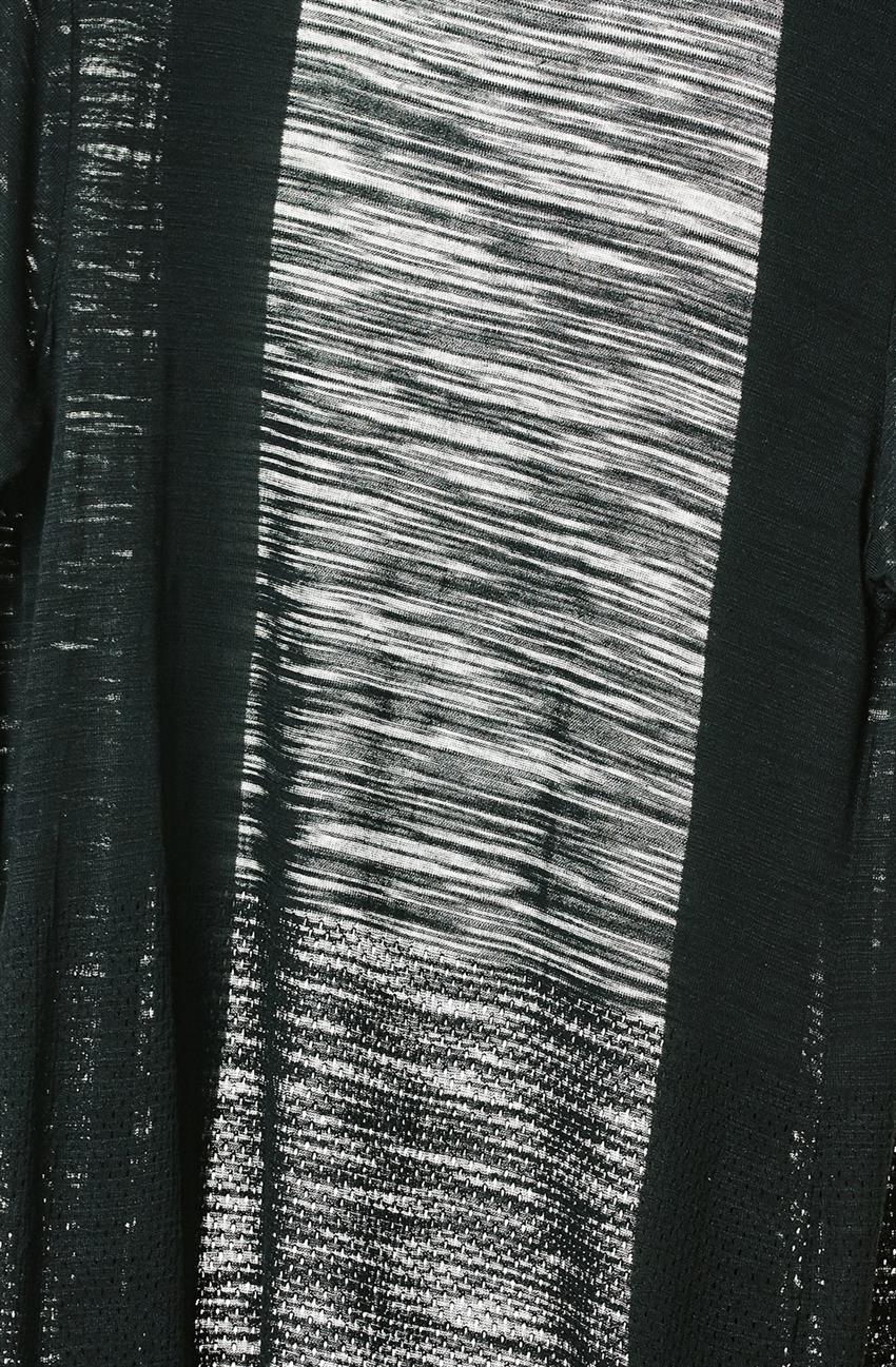 Knitwear Cardigan-Black 18185-01