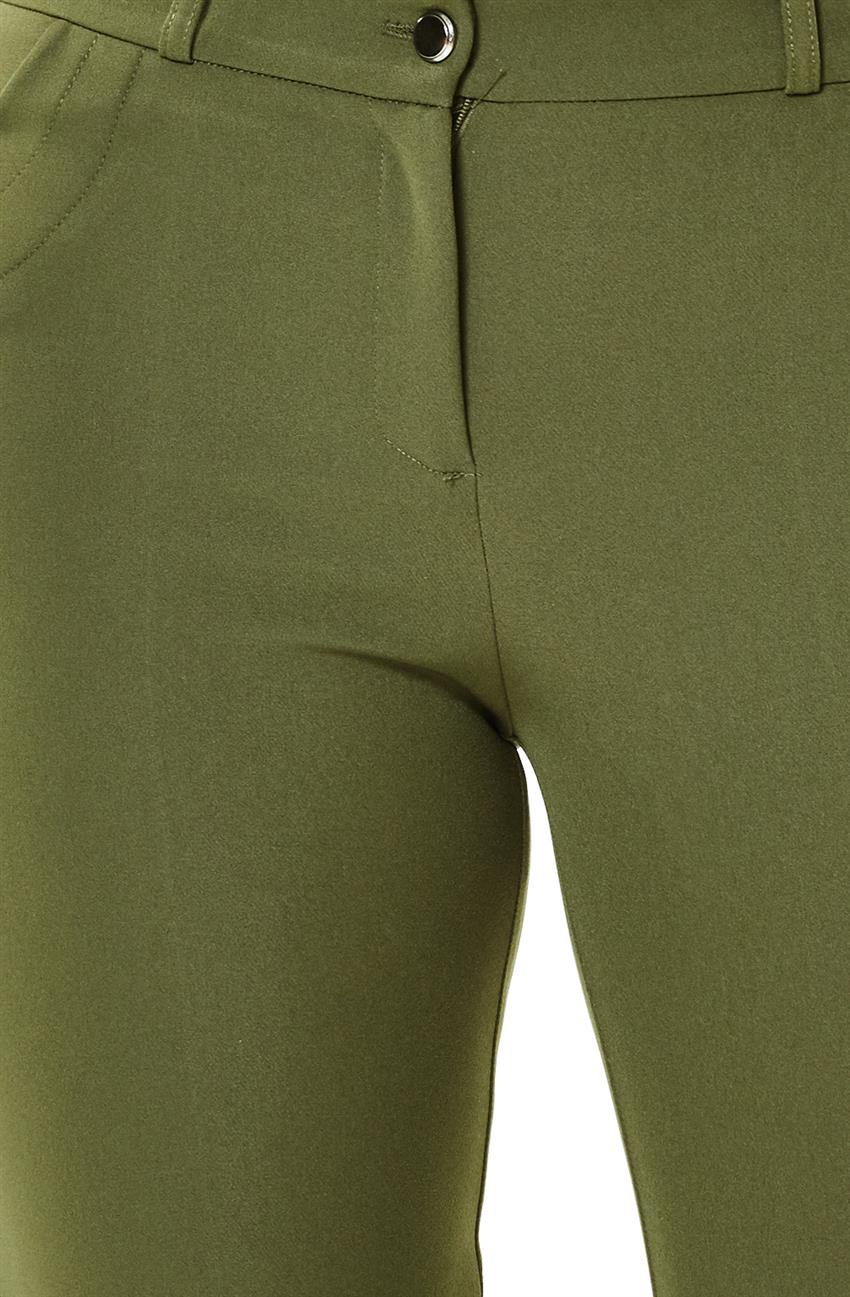 Klasik Kesim Yeşil Pantolon 1436-21