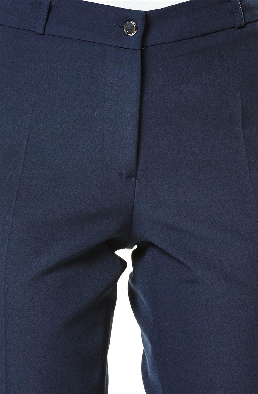 Klasik Kesim Lacivert Pantolon 1260-17