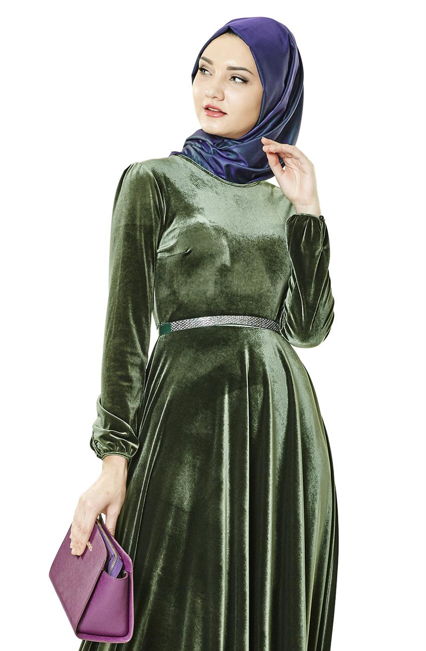 فستان-زمردي أخضرi LR8281-62