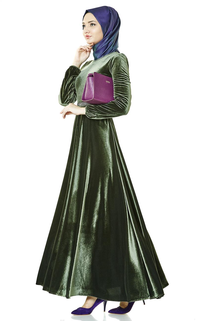 فستان-زمردي أخضرi LR8281-62