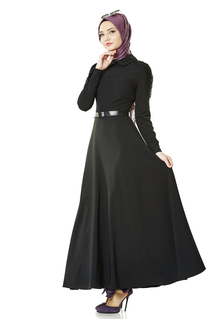 فستان-أسود LR8273-01