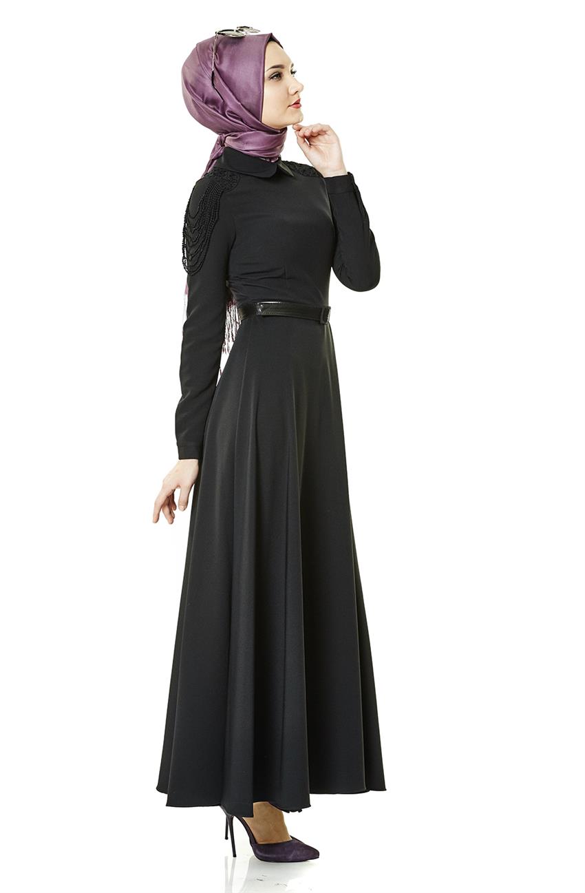 فستان-أسود LR8273-01