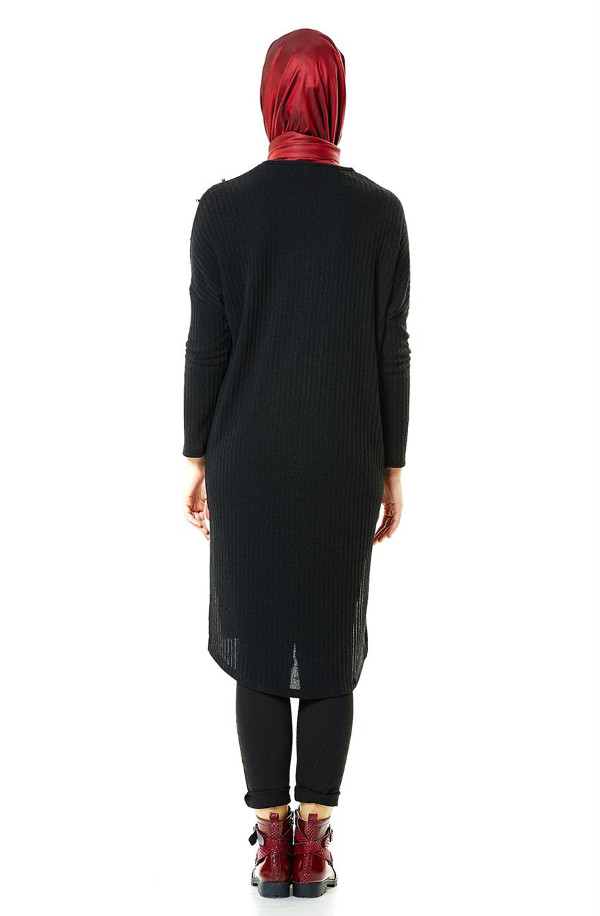 Knitwear Tunic-Black 15480-01
