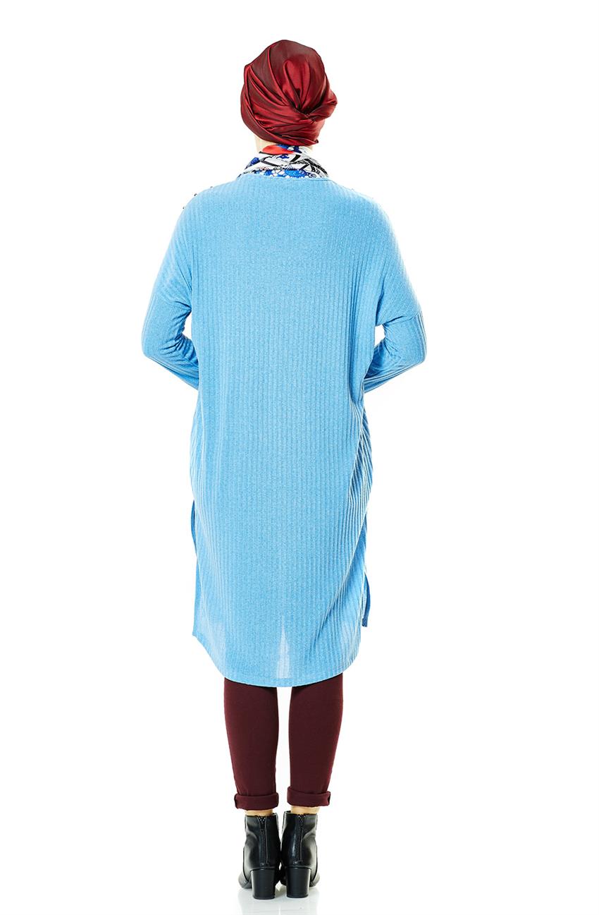 Knitwear Tunic-Koyu Blue 15480-16
