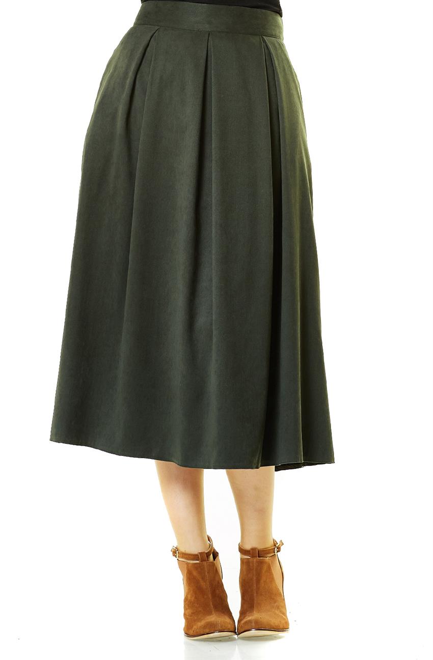 Skirt-Khaki MS778-27