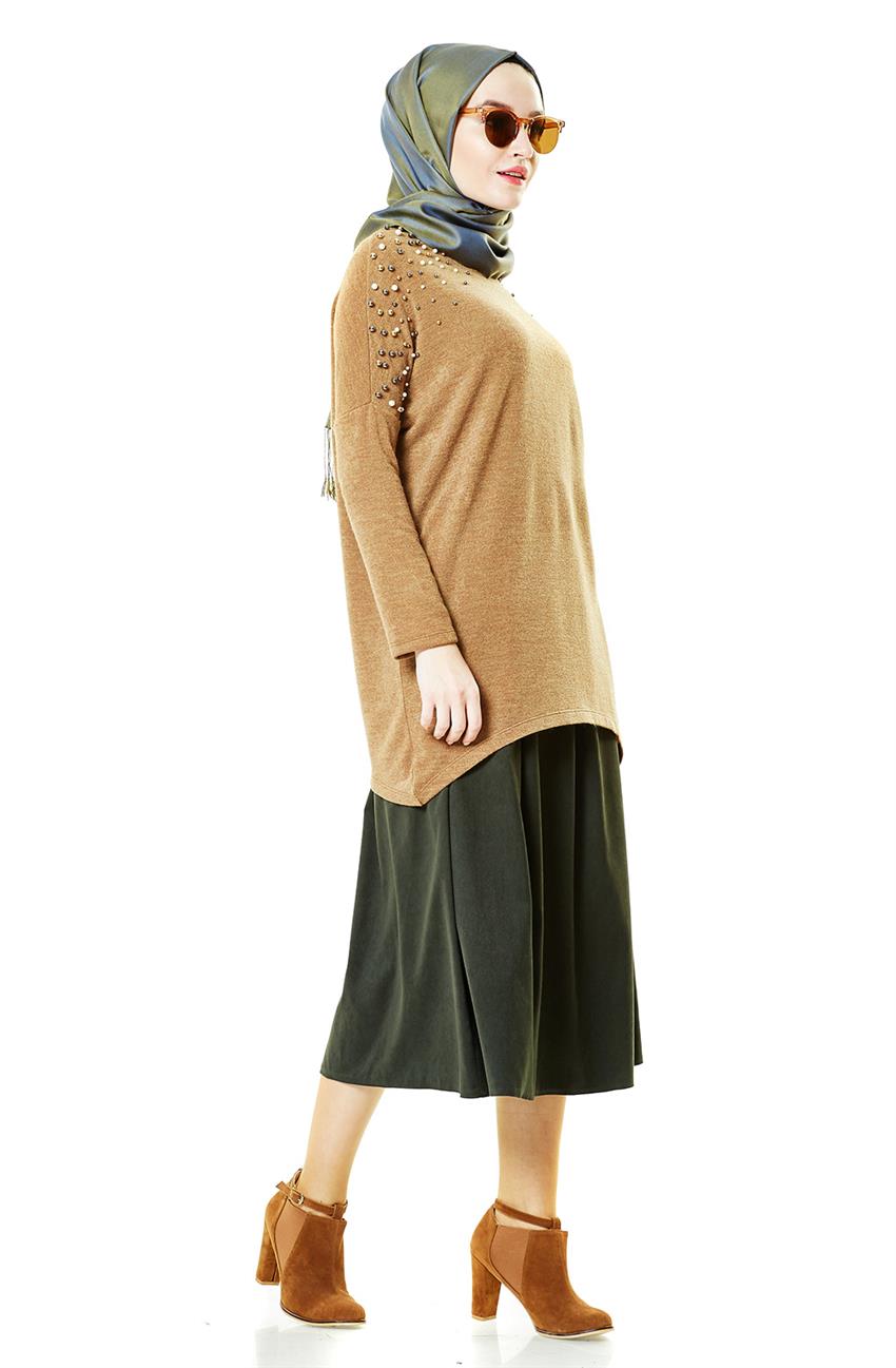 Skirt-Khaki MS778-27