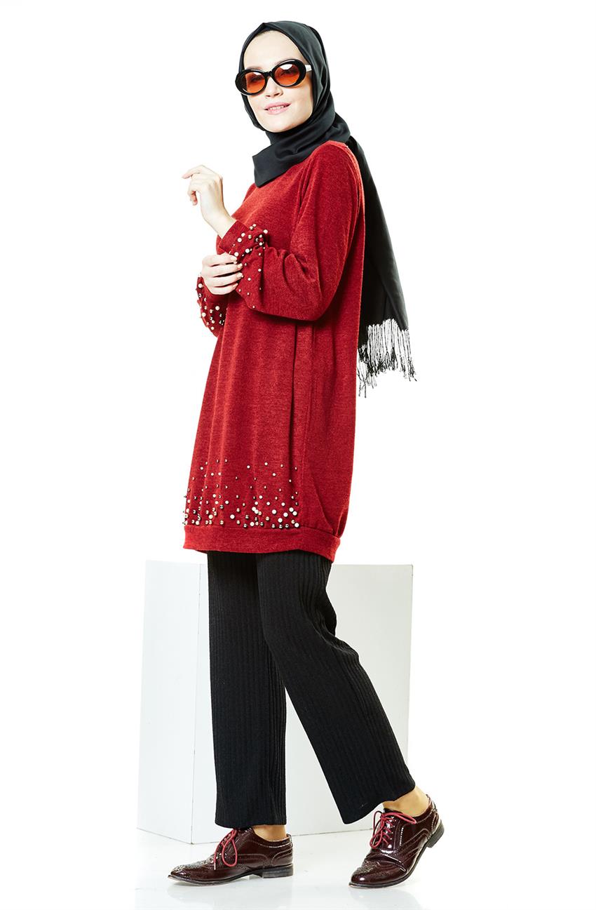 Skirt Tunic-Claret Red 15302-67