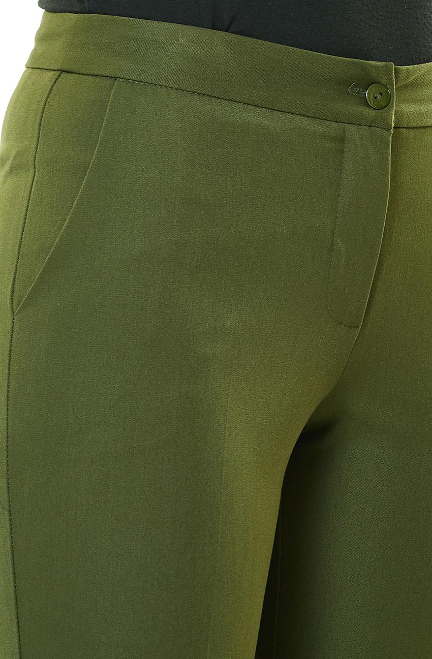 Klasik Yeşil Pantolon KA-A7-19057A-25