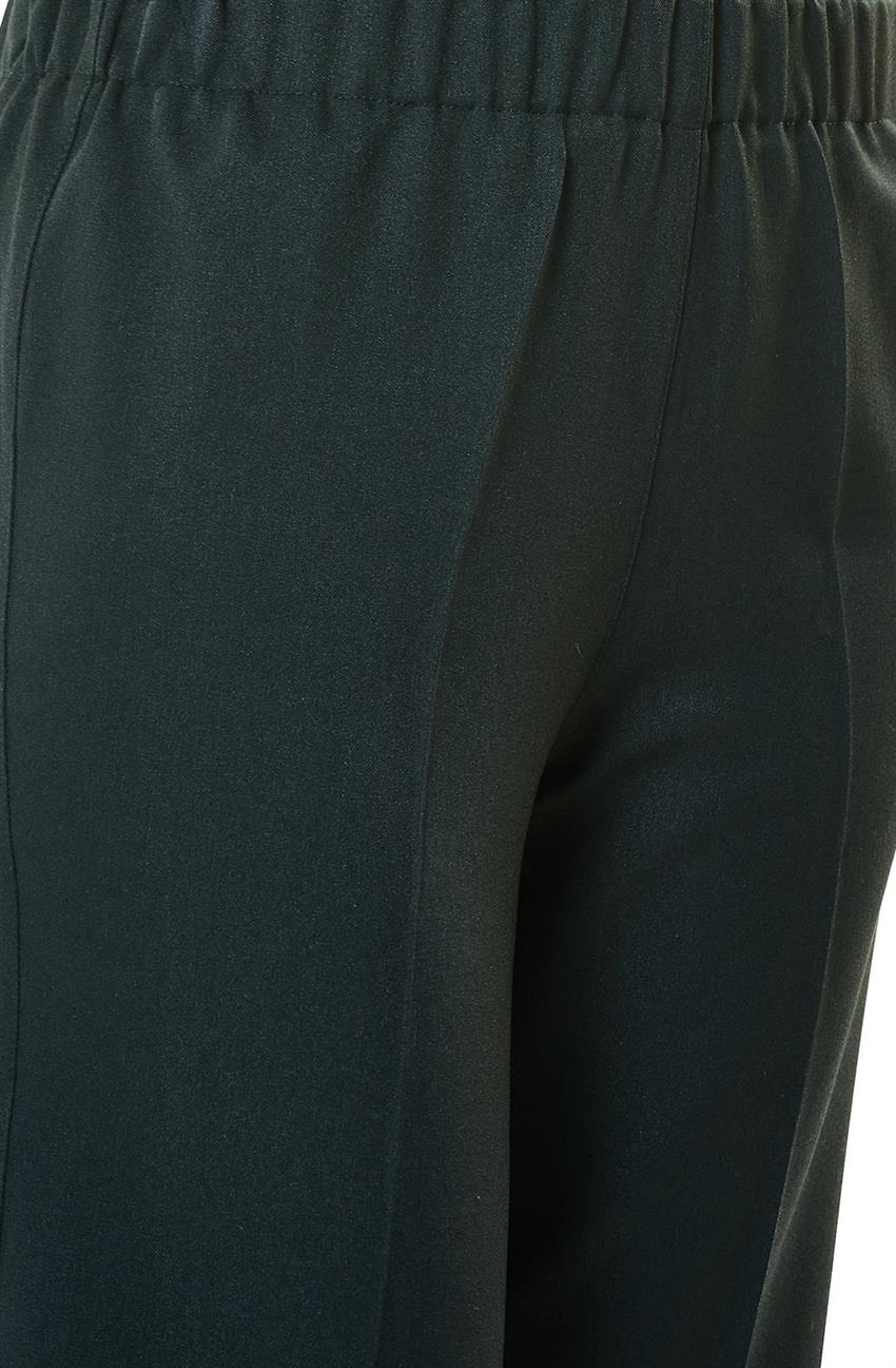 Bol Paça Siyah Pantolon 4580-01