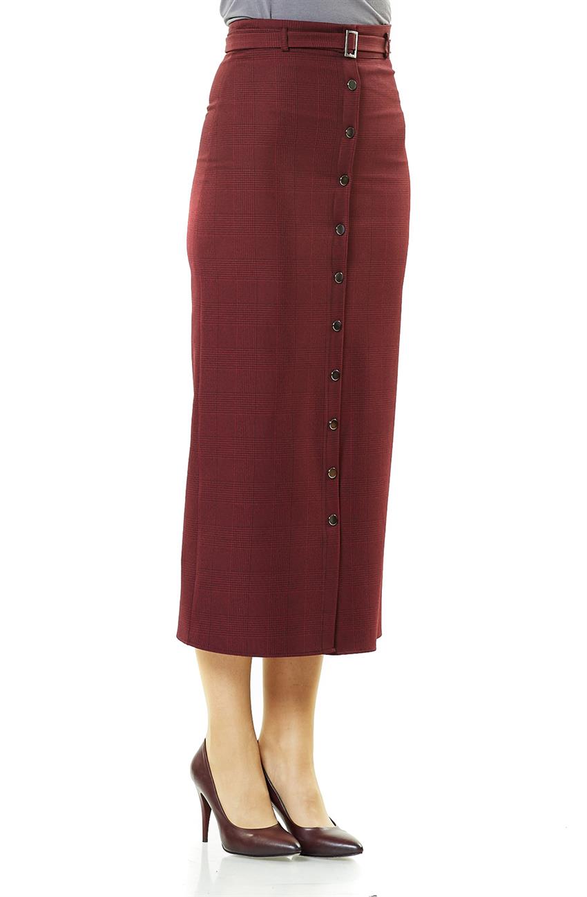 Skirt-Claret Red 4747-1-67