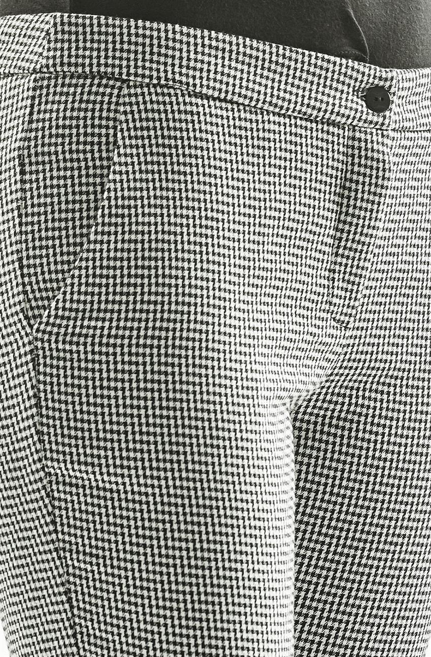 Beyaz Pantolon Siyah KA-A7-19057A-0212