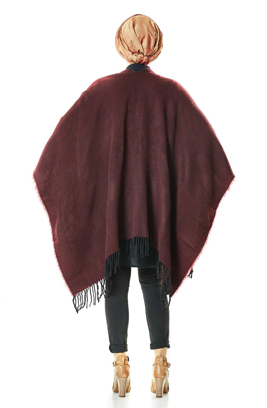 Poncho 40056-67 Claret Red