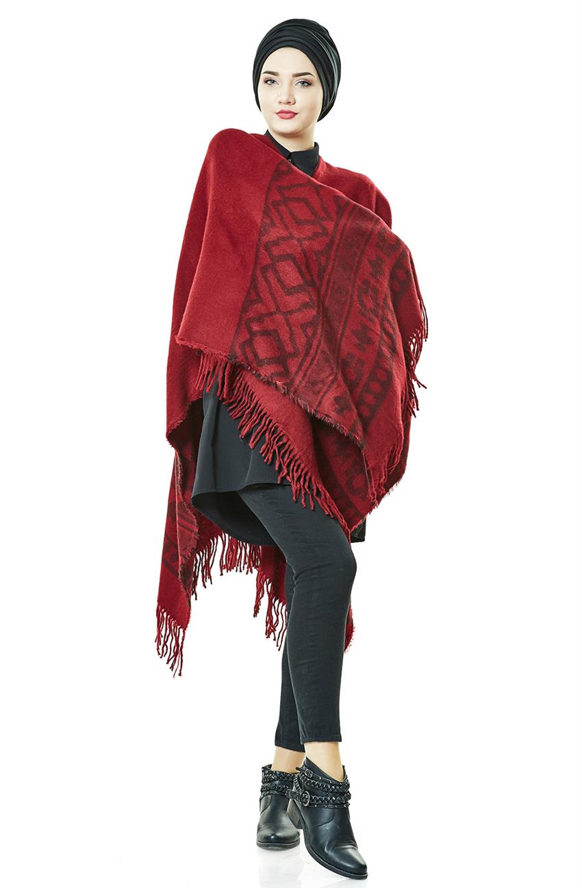 Poncho 2001-67 Claret Red