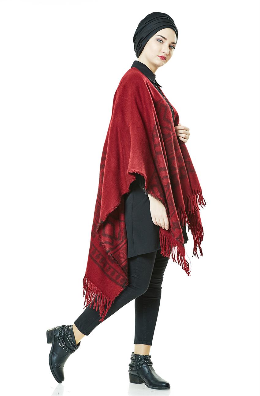 Poncho 2001-67 Claret Red