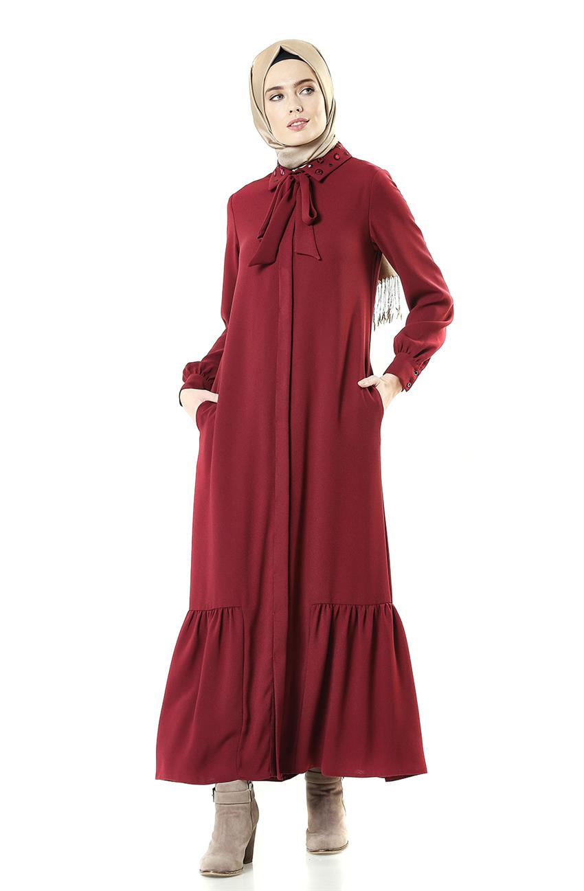 Dress-Claret Red KA-A7-23074-26