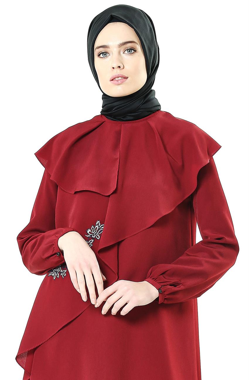 Kyr Tunic-Claret Red KY-A7-81013-26