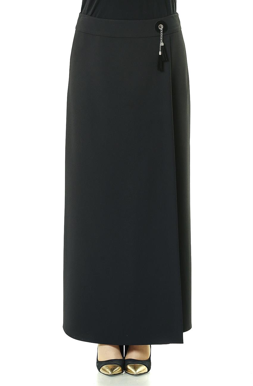 Skirt-Black KA-A7-12080-12