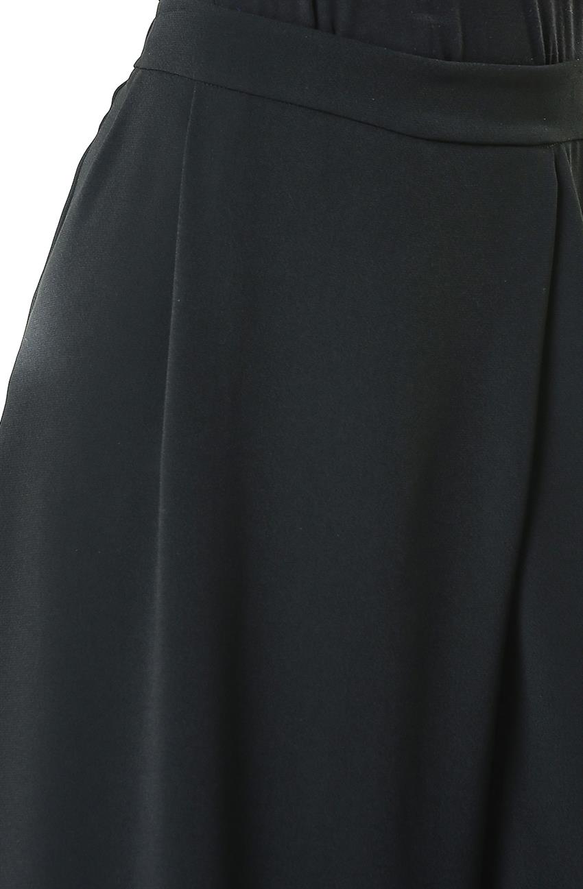 Şalvar Detaylı Siyah Pantolon KA-A7-19056-12