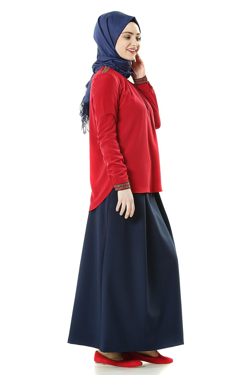 Blouse-Red Z1064-11