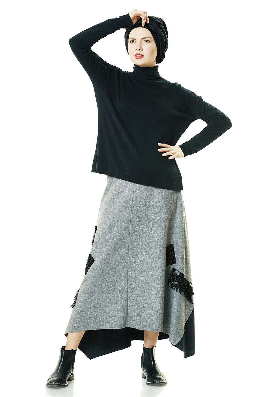 Skirt-Gray KA-A7-12092-07