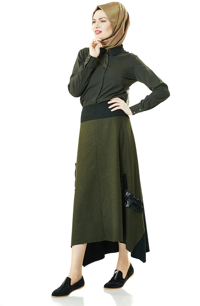 Skirt-Khaki KA-A7-12092-21