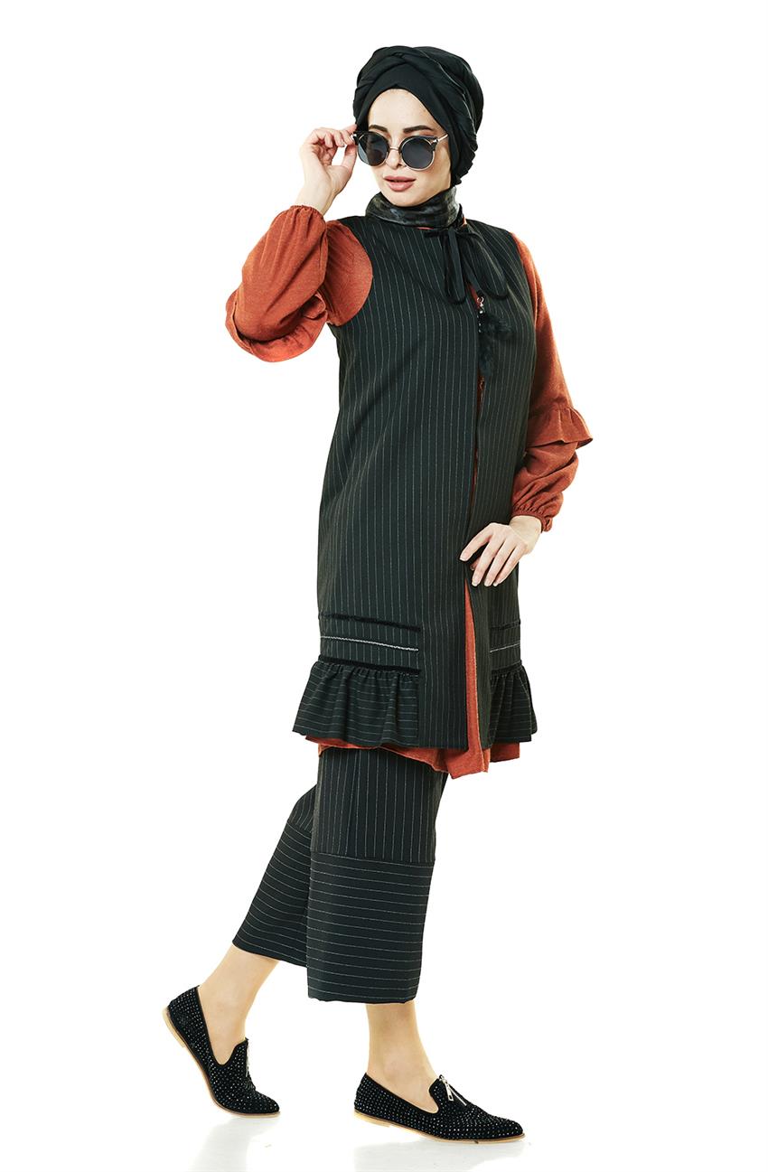 Skirt Ucu Vest-Black KA-A7-10079-12