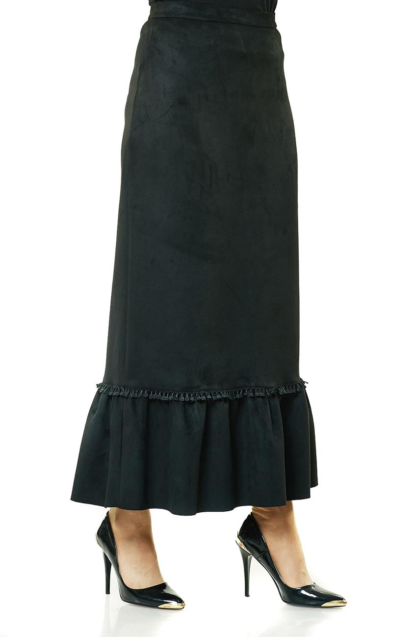 Skirt-Black KA-A7-12121-12