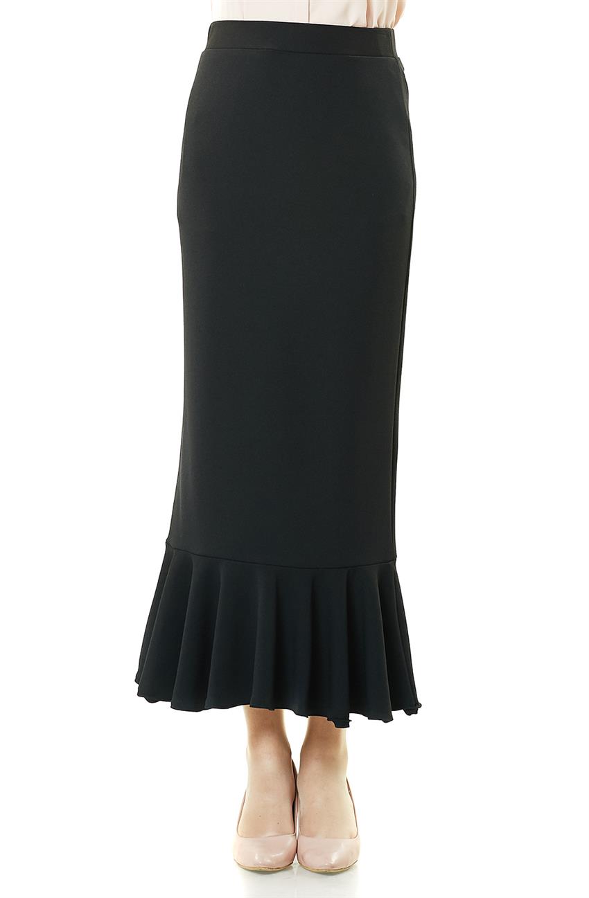 Skirt-Black MS738-01