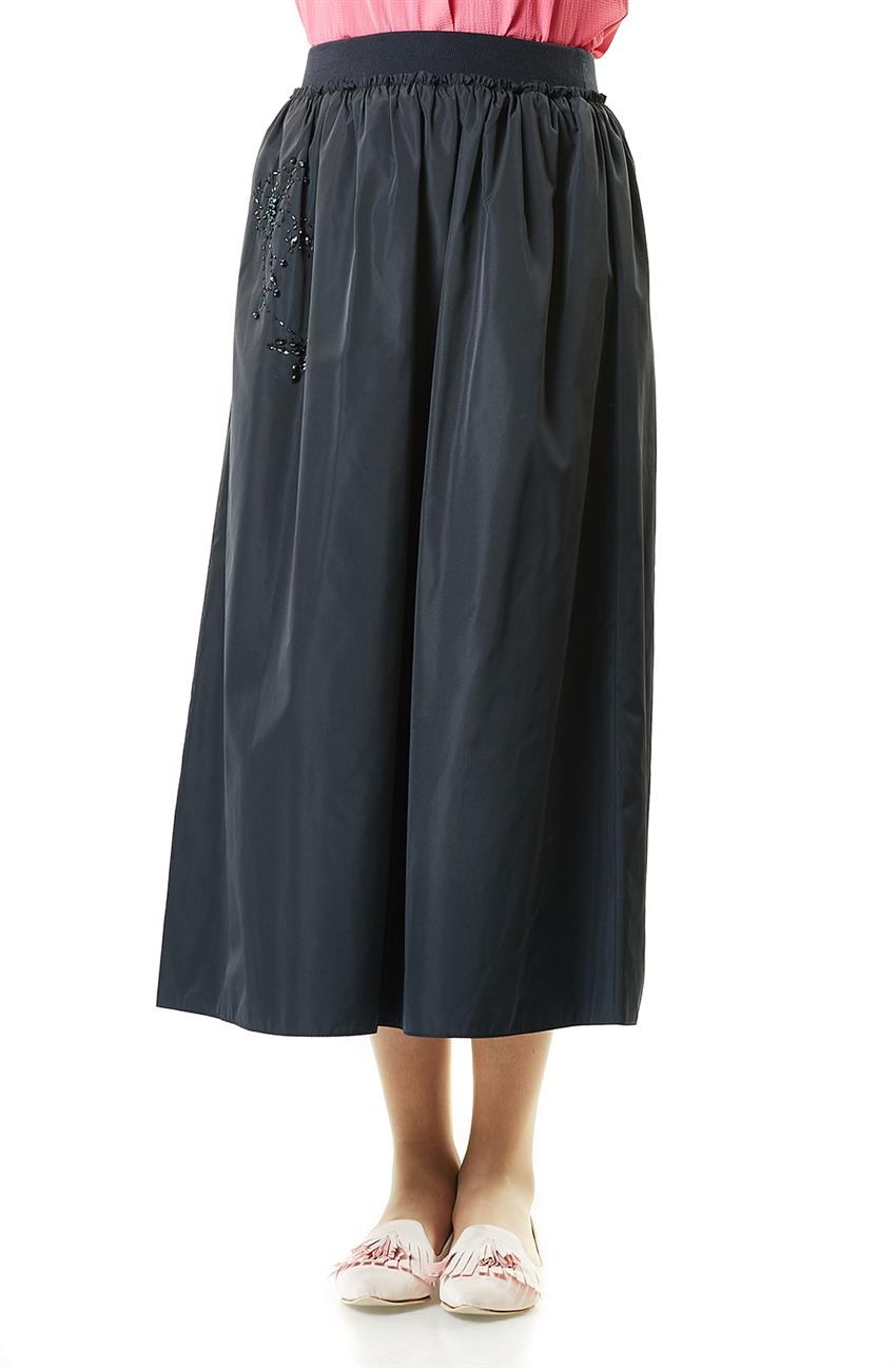 Skirt-Navy Blue 7K1402-17