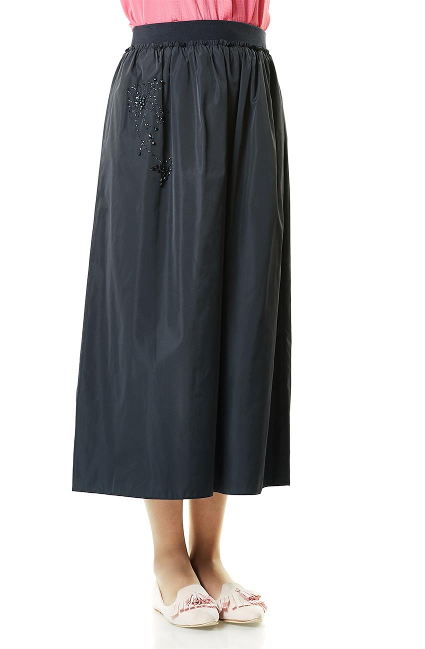 Skirt-Navy Blue 7K1402-17