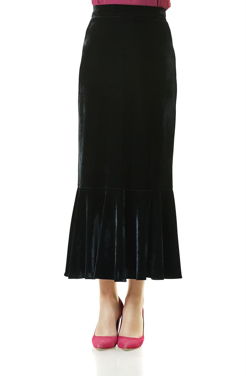 Skirt-Black KA-A7-12113-12