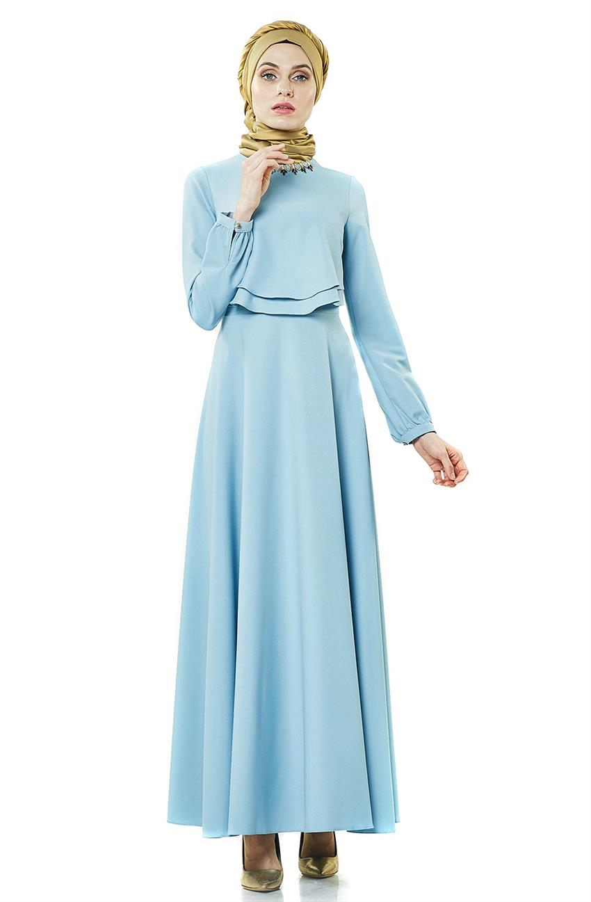 Evening Dress Dress-Aqua PN8079-20